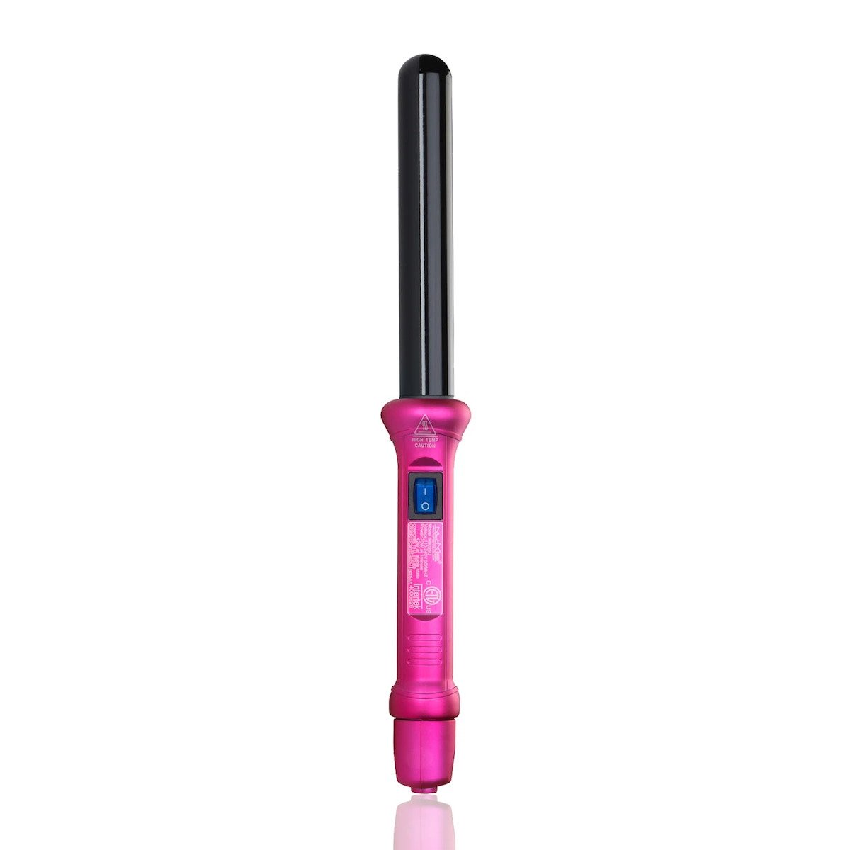 nume classic curling wand in pink