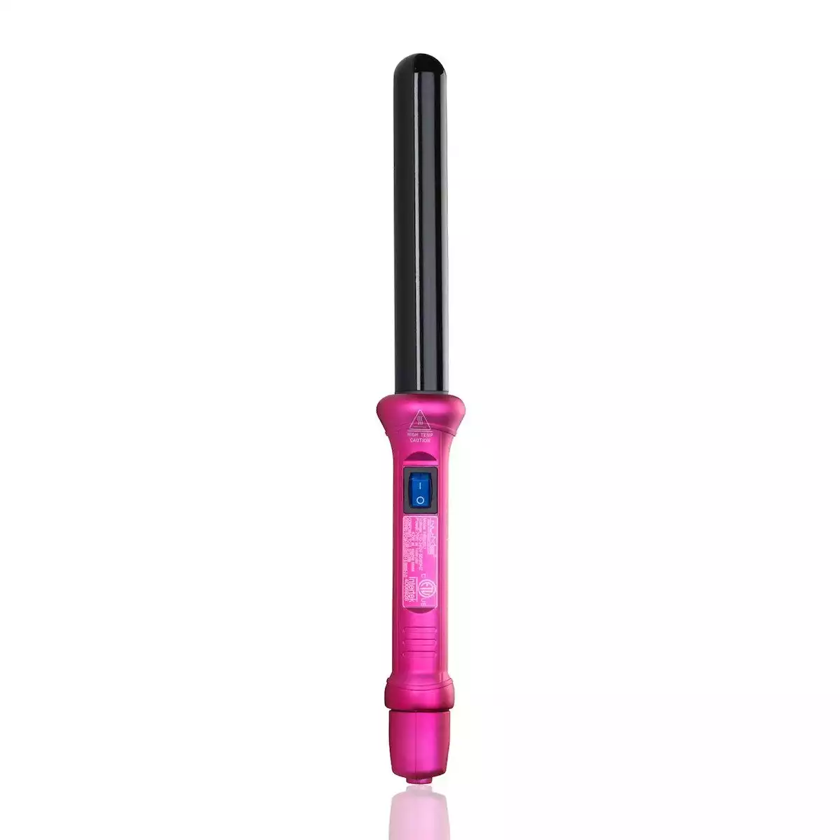nume classic curling wand in pink