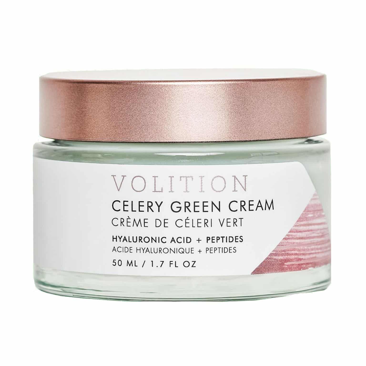 Volition Beauty Celery Green Cream With Hyaluronic Acid + Peptides