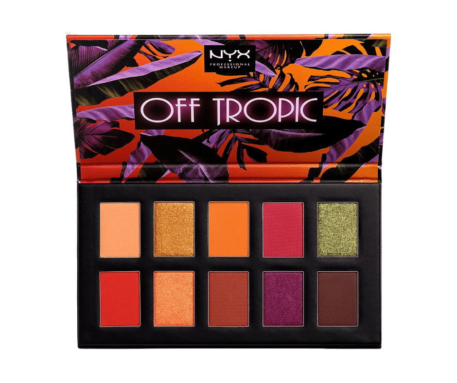 NYX PROFESSIONAL MAKEUP Off Tropic Shadow Palette, Shifting Sand