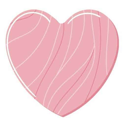 heart shaped gua sha