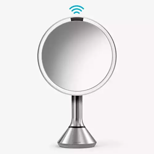 SimpleHuman 8” Round Sensor Makeup Mirror