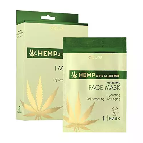 AZURE Hemp & Hyaluronic Nourishing Sheet Face Mask